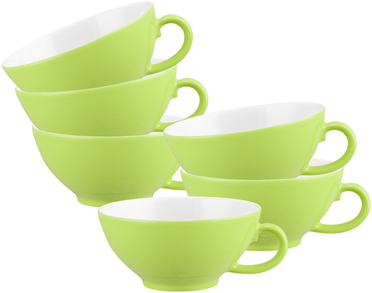 Seltmann Weiden Liberty Pure Colors Teetasse 140 ml 6er Set - Lime Green Bild 1