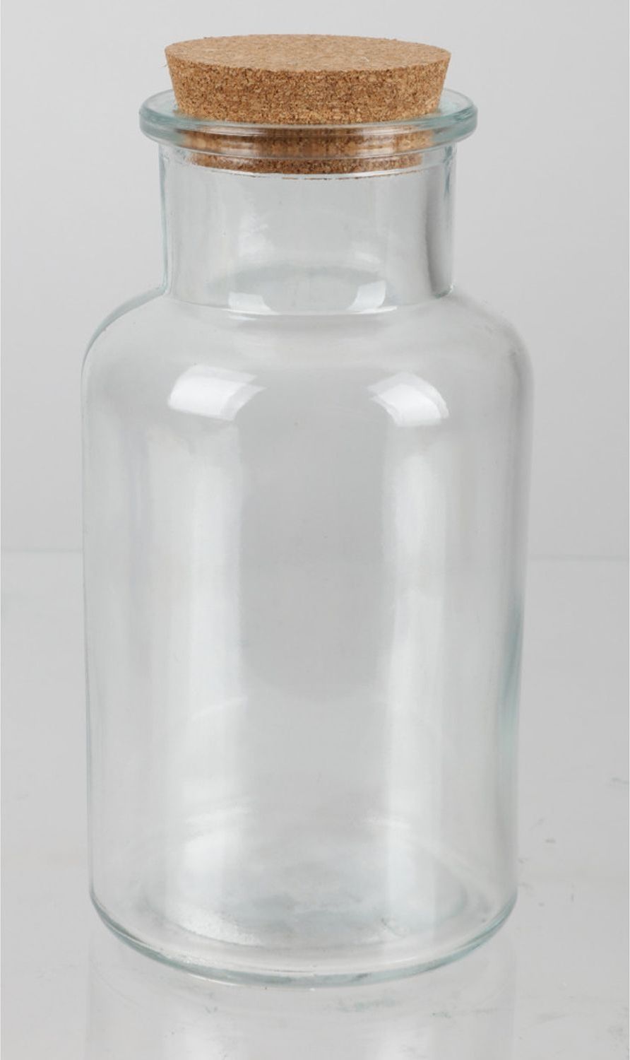 6x Vorratsglas 250ml mit Korkdeckel, zum Einmachen und Einwecken von Gurken, Vorratsgefäß, Frischhalten, Behälter zur Aufbewahrung, für Lebensmittel Bild 1