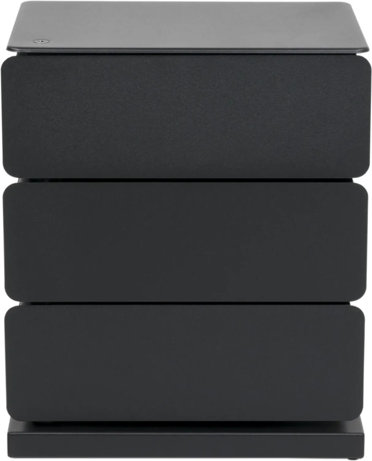 Spinder JOEY 3 Dresser: Minimalistischer Stahl-Schrank, Schwarz Bild 1
