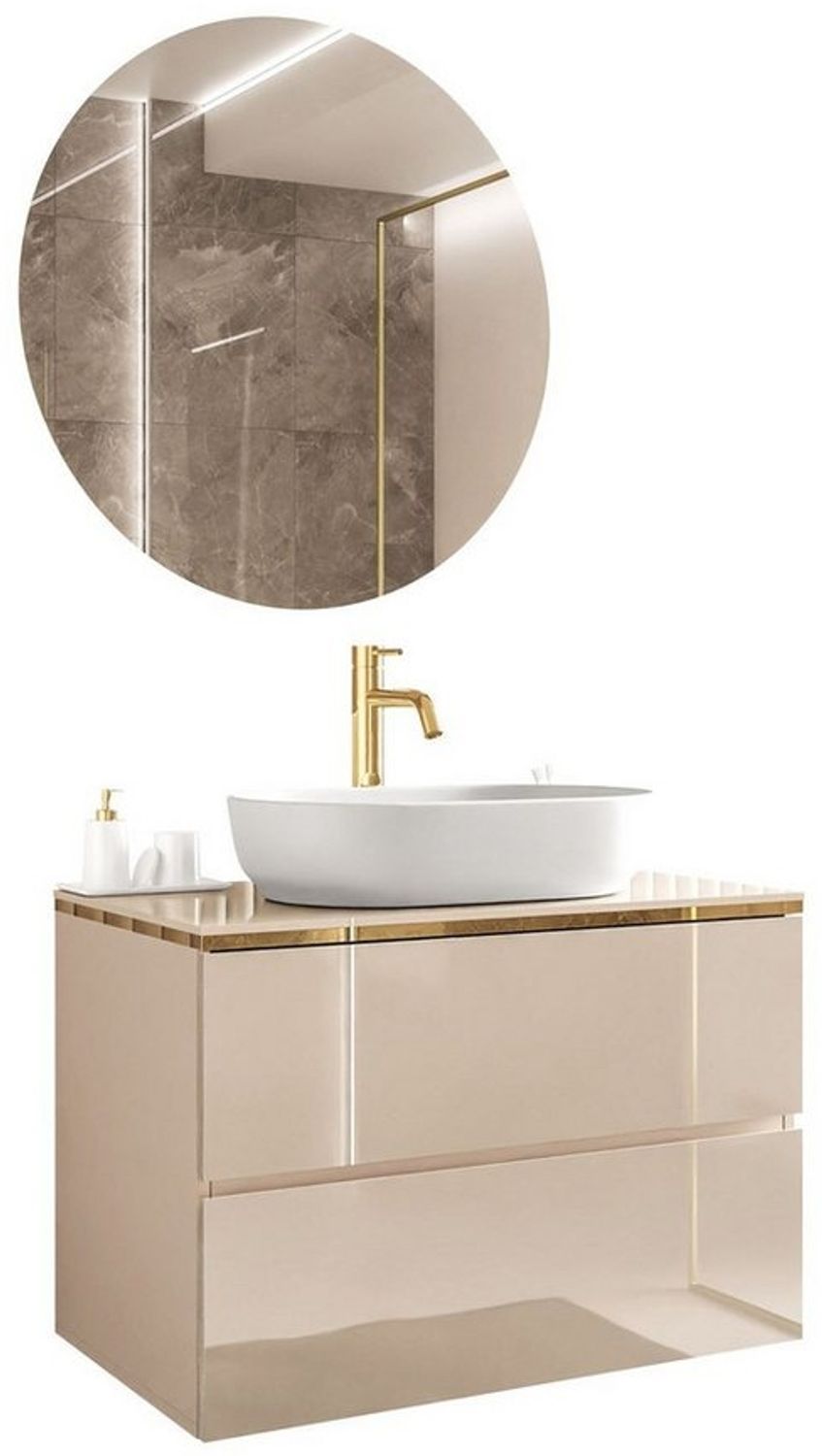 Lookway Badmöbel-Set AURORA KASHMIR GOLD Bild 1