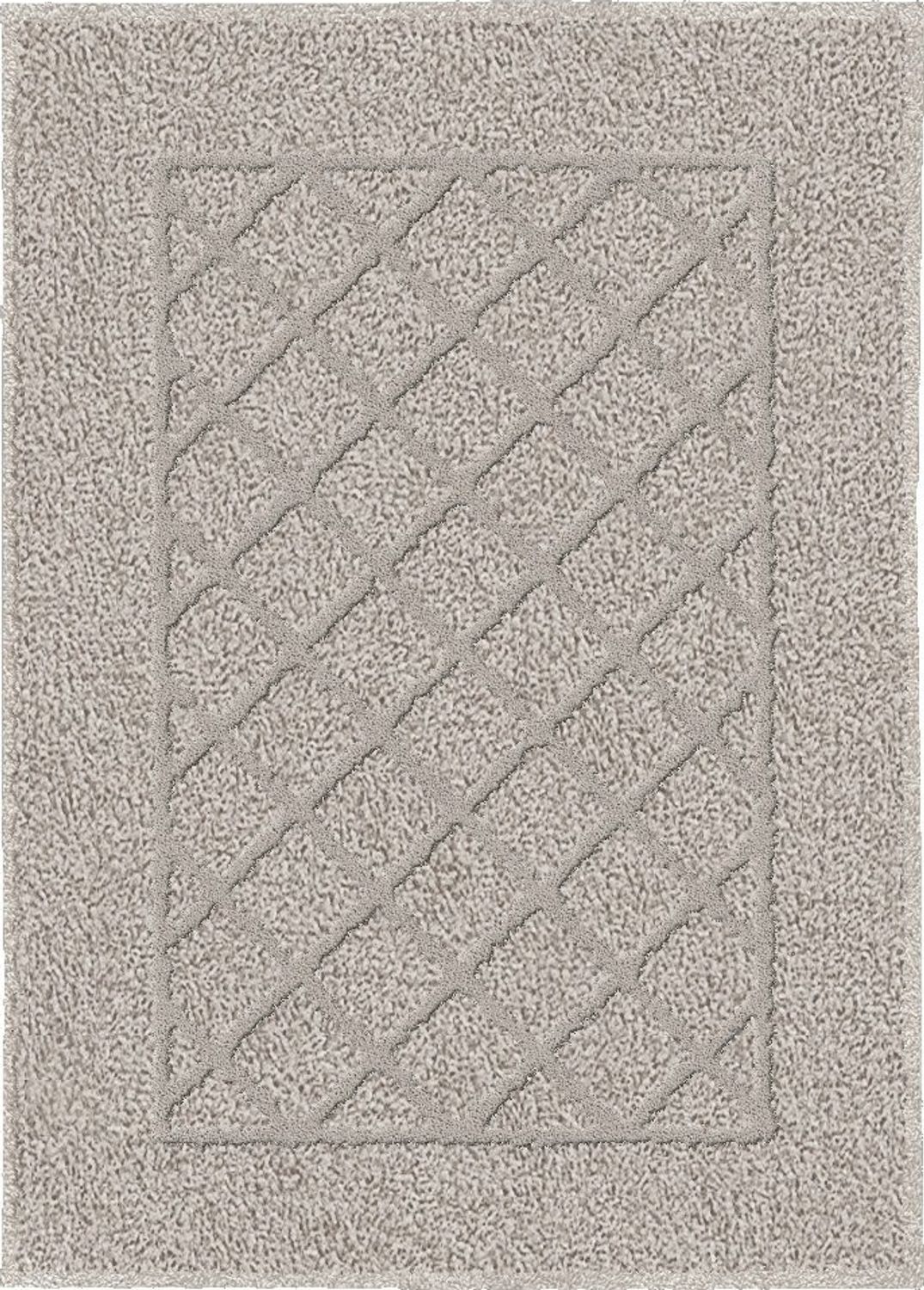 Kleine Wolke Frottiervorleger Bridge basalt 50 x 70 cm Bild 1