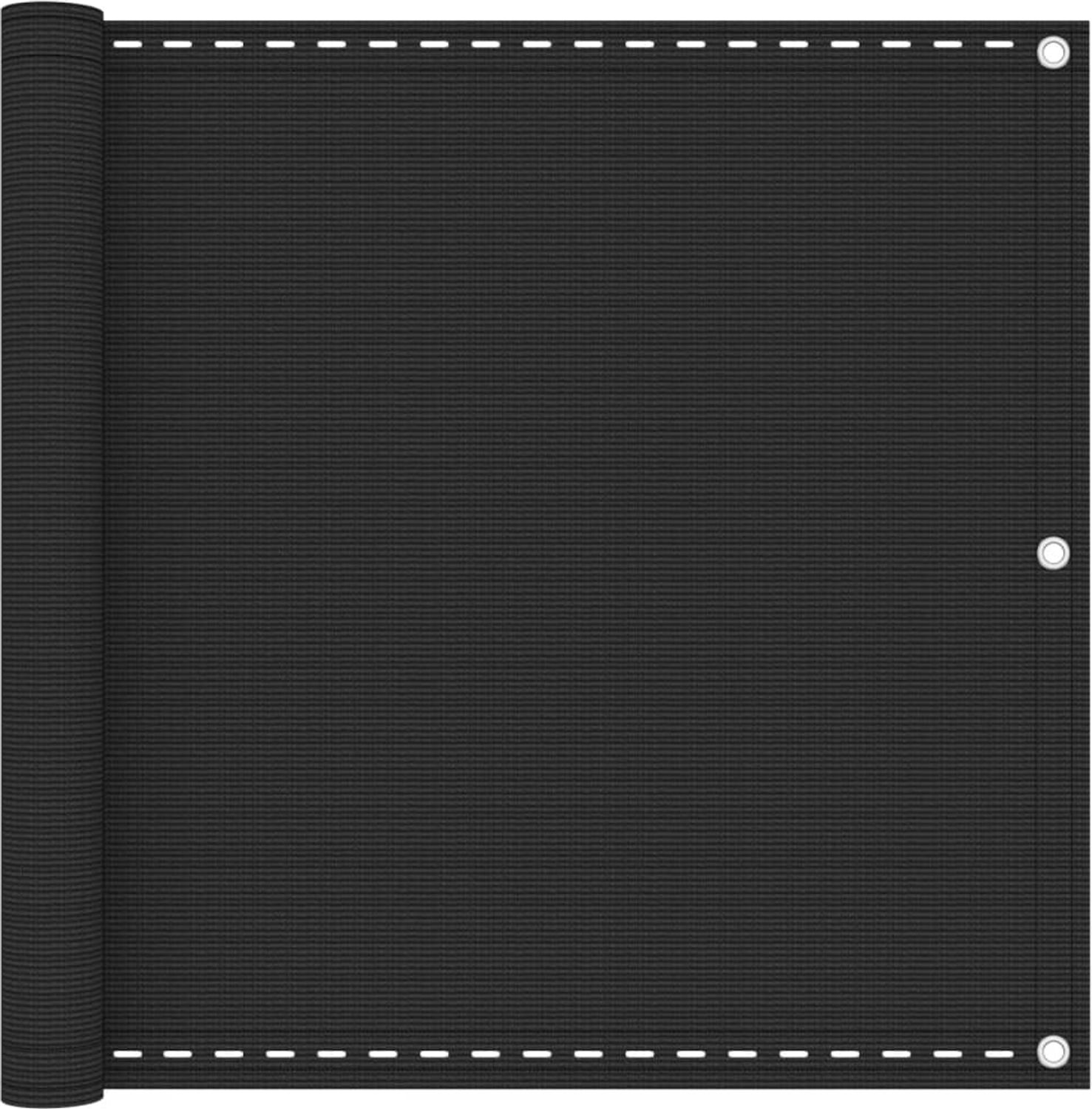 vidaXL Balkonsichtschutz HDPE 90x400 cm Anthrazit 42314 Bild 1