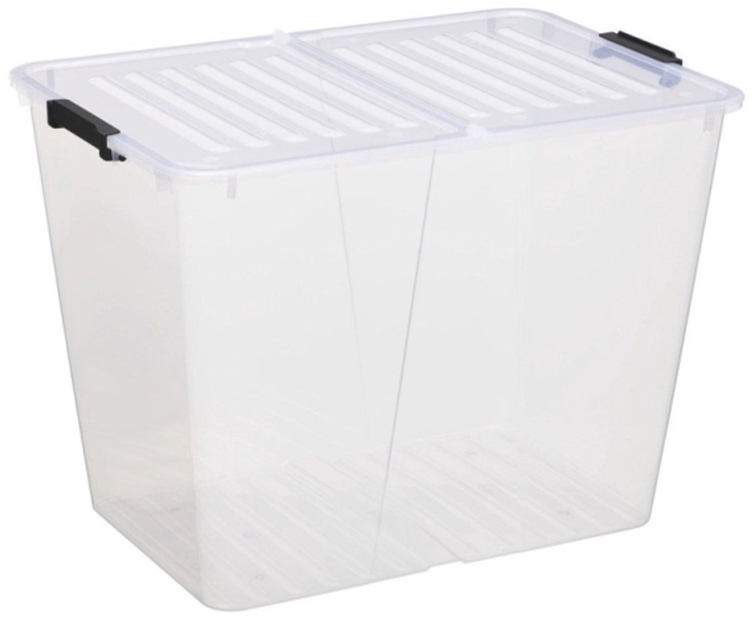 plast team Aufbewahrungsbox HOME BOX FLEX 65 Liter Box mit faltbarem Deckel Material Box: aus recyceltem PP - 1 Stück (23040800) Bild 1