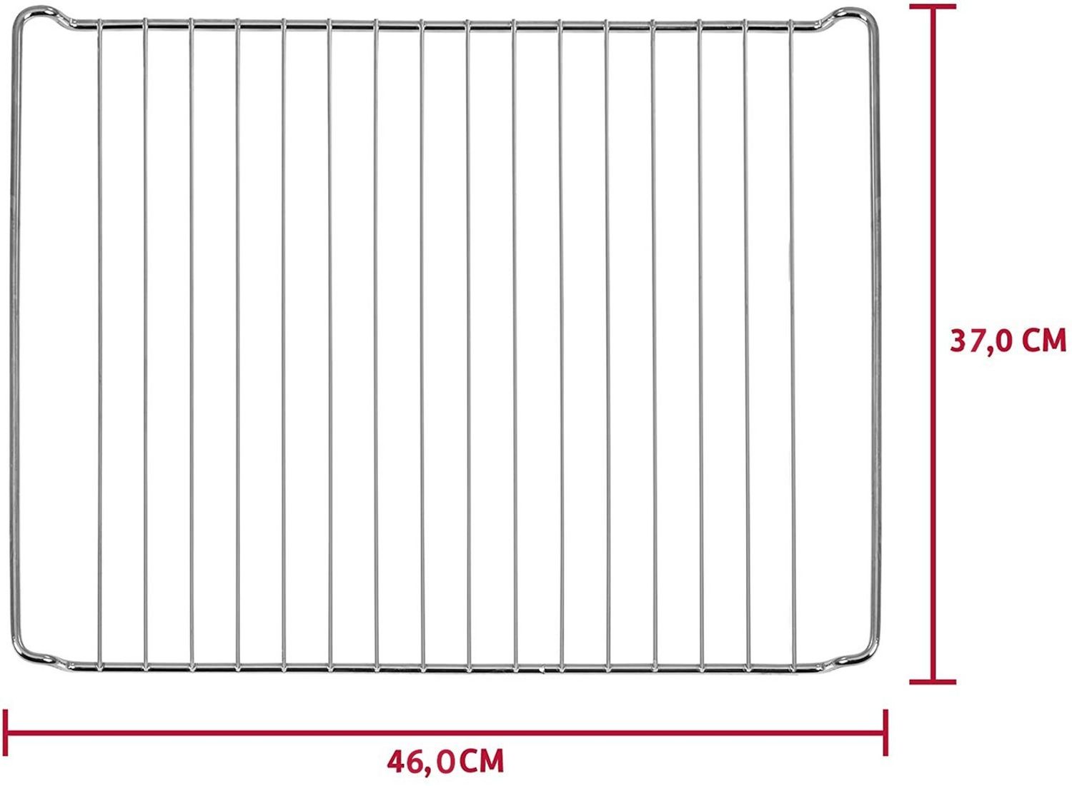 ICQN Backofenrost 460x370 mm Backofengitter, Verchromt, (1-St), Backofenrost für Backofen 46x37 cm, Verchromt Grillrost, Ofengitter Bild 1
