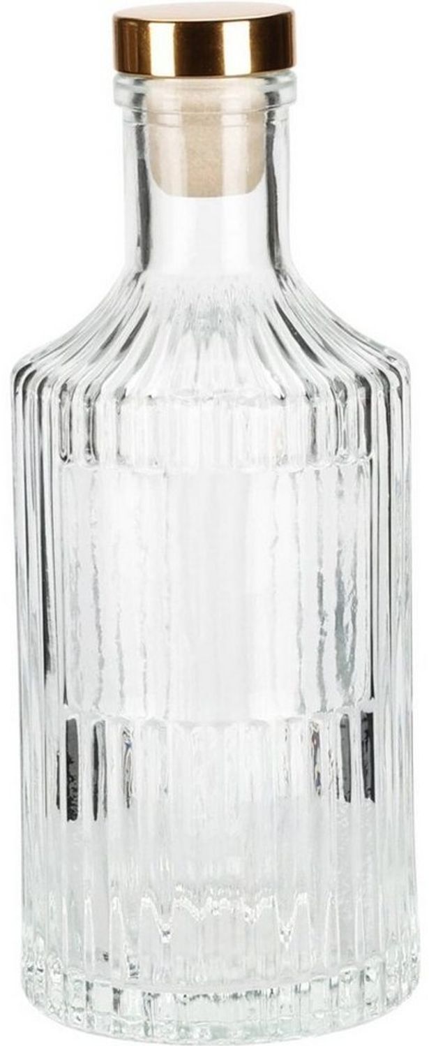 Koopmann Glasflasche mit Korken EH - Büro & Diele & Esszimmer & Wohnzimmer & Küche Kannen & Karaffen in Transparent Bild 1