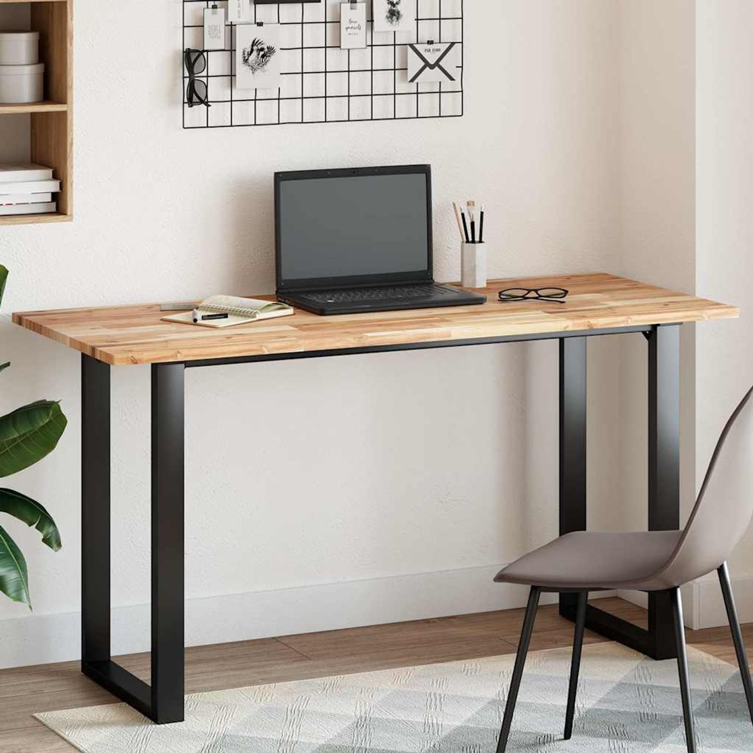 vidaXL Tischplatte Rechteckig 120x60x2 cm Massivholz Akazie 4008758 Bild 1