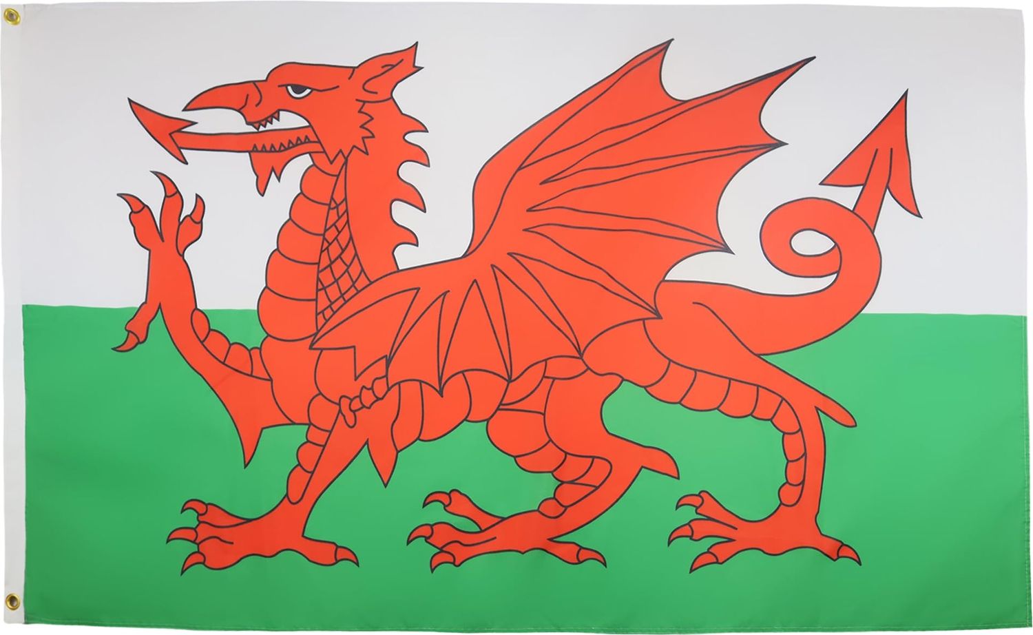 AZ FLAG - Flagge Wales - 150x90 cm - Walisische Fahne 90x150 Cm Feiner Polyester - Flaggen Bild 1