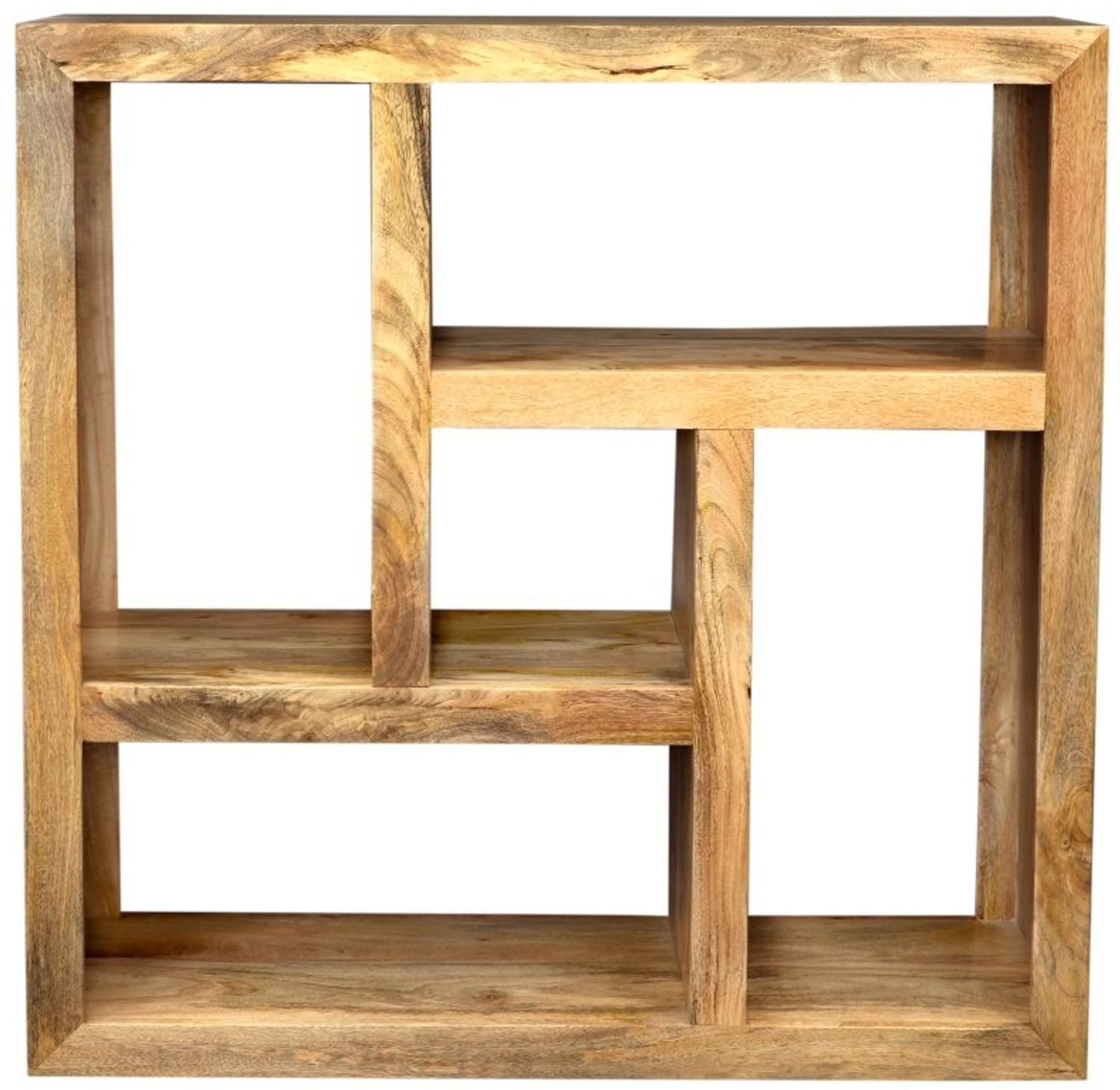 Bücherregal Hina 110x110x35 aus Mangoholz Bild 1