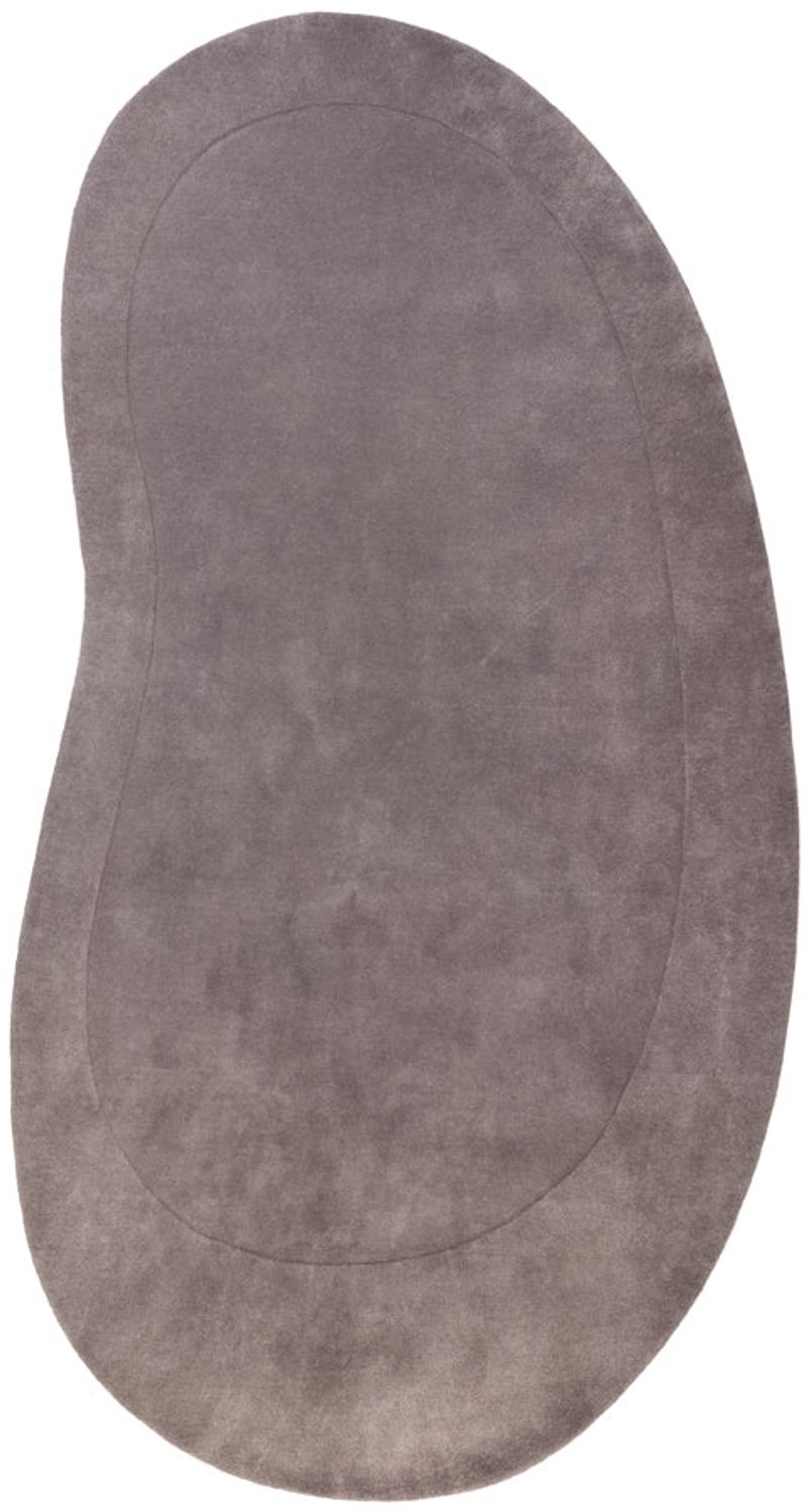 Wollteppich - Opuence 300 x 175 cm - grau - oval Bild 1