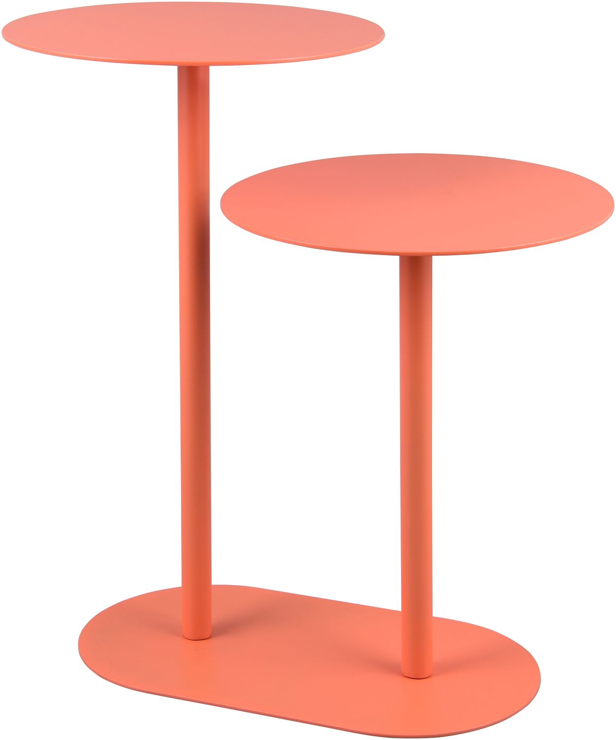 MIRRORS AND MORE 'Ferra' Beistelltisch Metall, apricot, 50x53x30 cm Bild 1