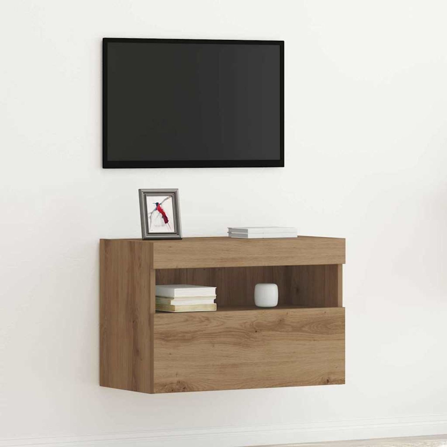 vidaXL TV-Wandschrank Artisan-Eiche 60 x 30 x 40 cm Holzwerkstoff 862208 Bild 1