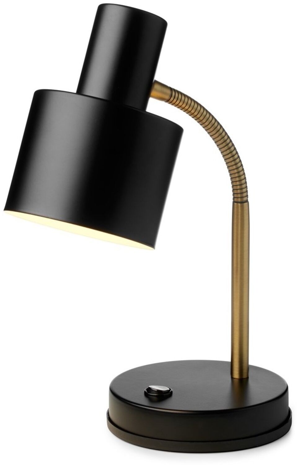 Halo Design 746927 Vogue Tischleuchte Schwarz Messing E27 Bild 1