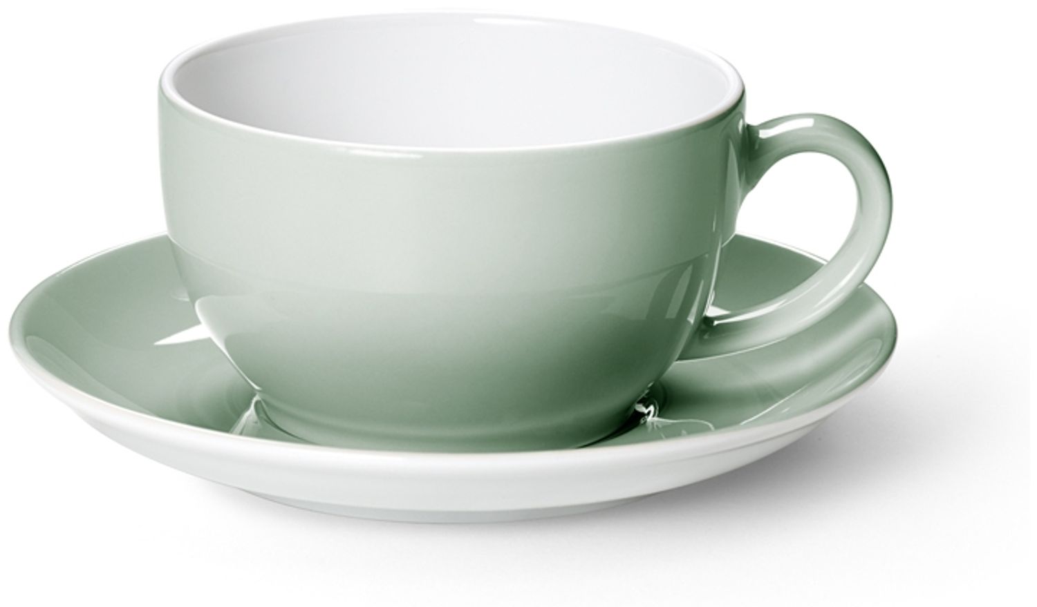 Dibbern Cappuccino Obertasse Solid Color Salbei Bild 1