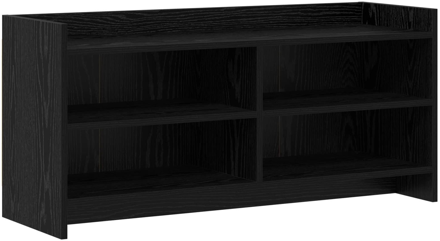 vidaXL TV-Schränk 100 x 33 x 47 cm Schwarze Eiche Holzwerkstoff 8011220 Bild 1