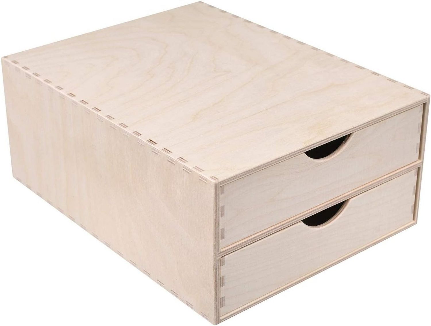 Creative Deco Schubladenbox Schubladenelement Mini-Kommode für Kleinigkeiten aus Birkensperrholz, (2-St) Bild 1