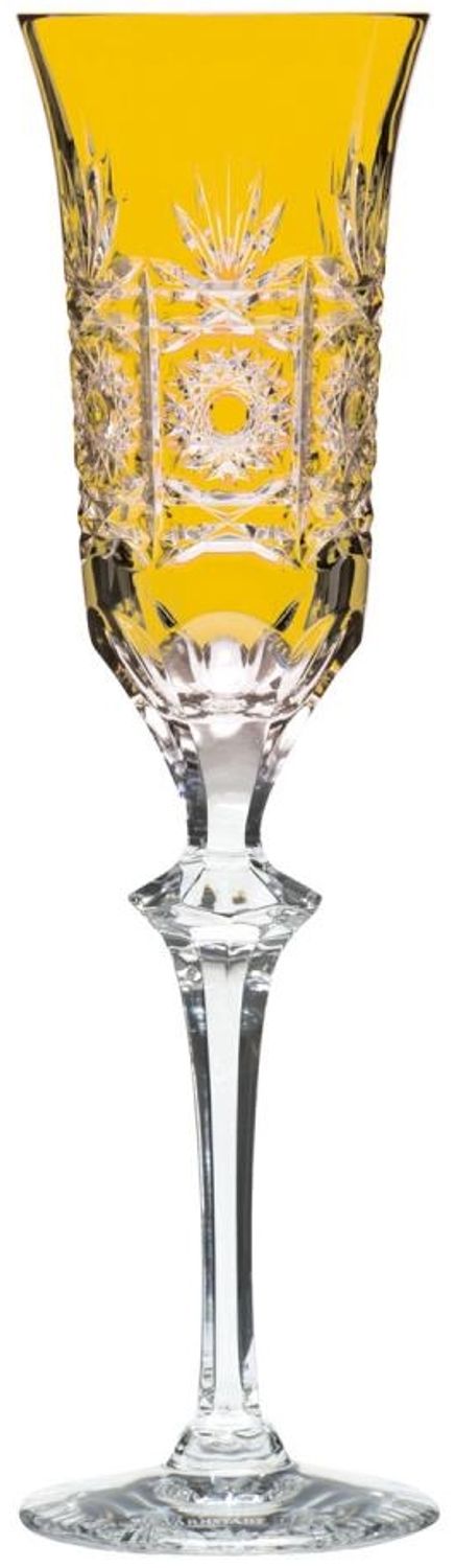 Sektglas Kristall Dresden amber (26,2 cm) Bild 1