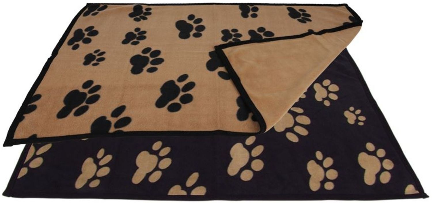 Heimtierdecke Hundedecke Tierdecke 2 Muster doppelseitig Hunde Katzen Bild 1
