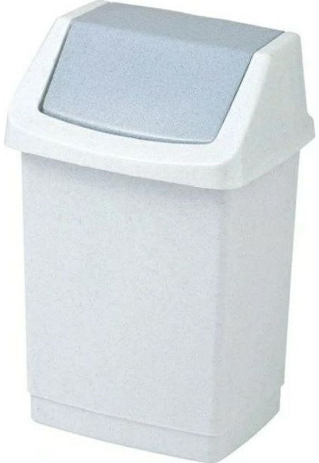 Curver Prana Ko Mülleimer mit Schwingdeckel 50 L hellgrau Bild 1