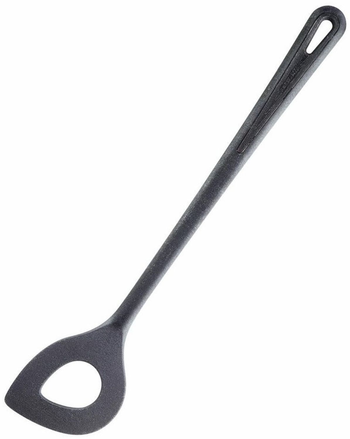 Westmark Spitzloch-Löffel/Kochlöffel, Hochhitzebeständig bis 270°C, Länge: 30 cm, Gentle Plus, Schwarz, 28842275 Bild 1
