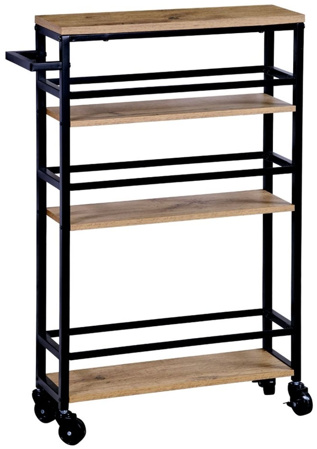 KESPER Nischenwagen 27842 aus Metall und FSC-zertifizierter Spanplatte / Rollregal Bild 1