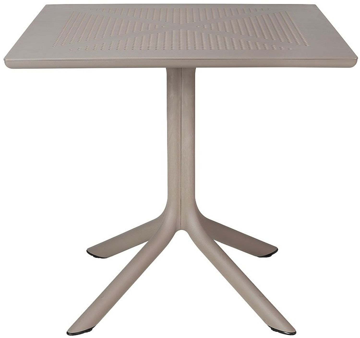 Beistelltisch Clip 80, Polypropylen, Braun, 80 x 75 x 80 cm Bild 1