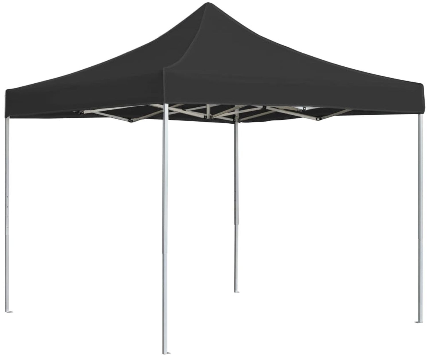vidaXL Profi-Partyzelt Faltbar Aluminium 2x2 m Anthrazit 48927 Bild 1