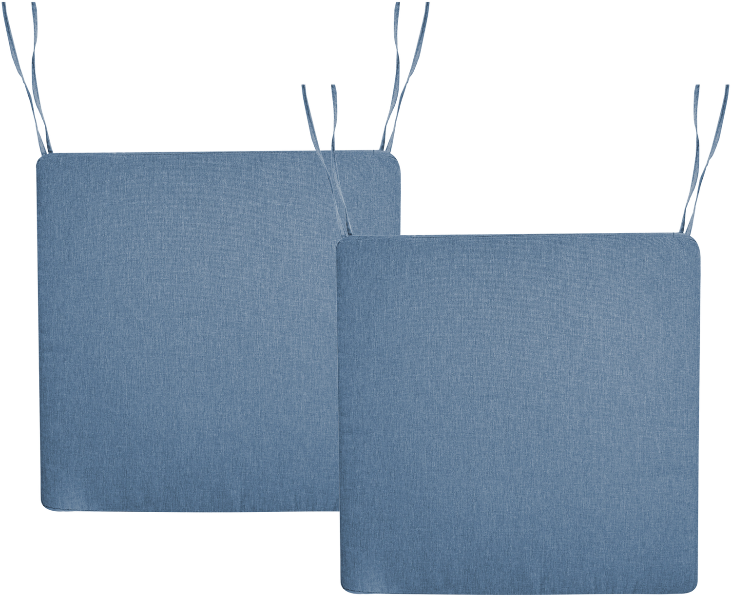 Gartenstuhlkissen 2er Set SASSARI PREMIUM 46 x 46 cm Blau Bild 1