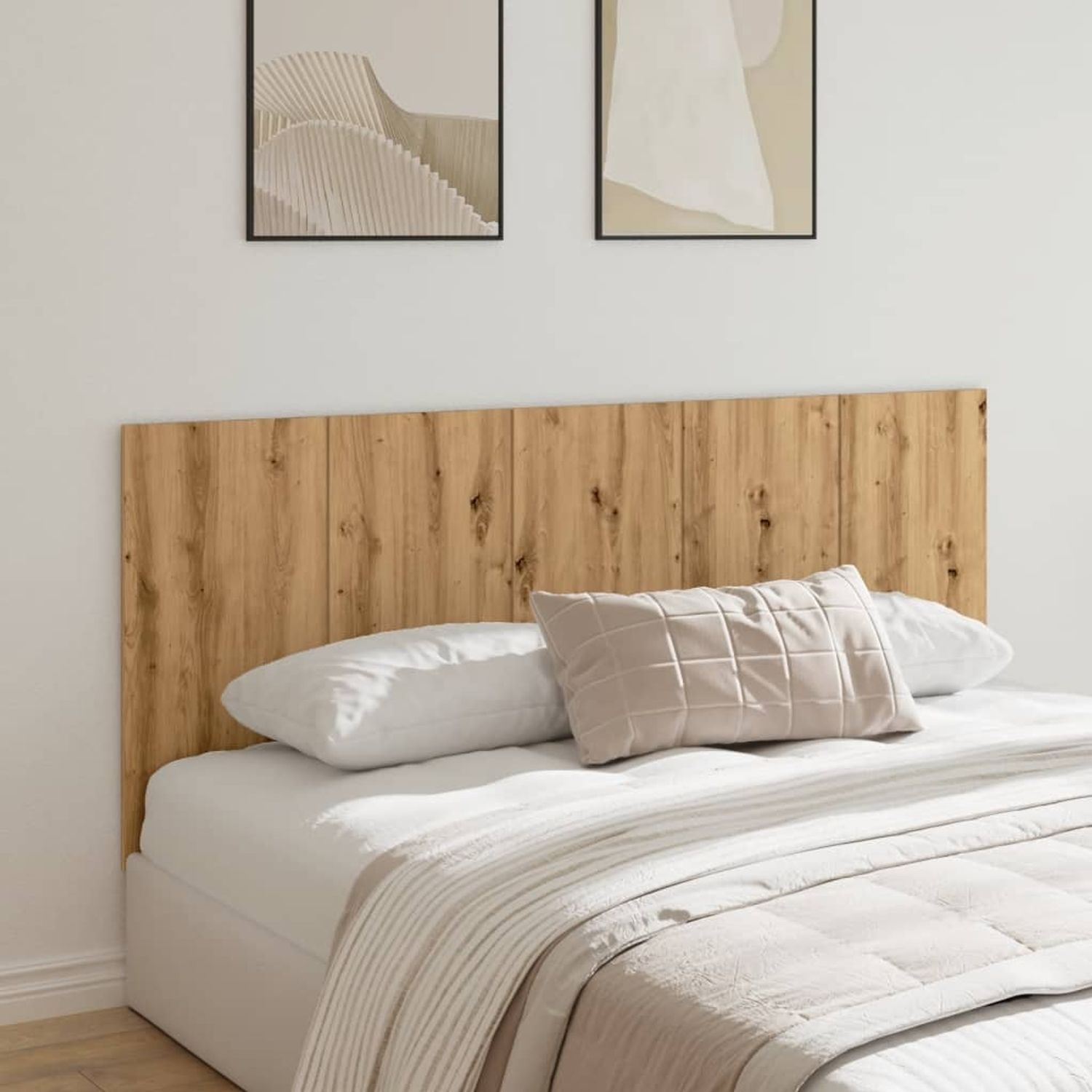 vidaXL Kopfteil Artisan-Eiche 200x1,5x80 cm Holzwerkstoff 856829 Bild 1