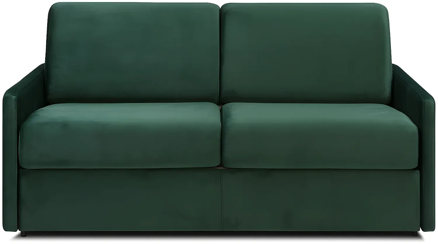 Vente-unique - CALIFE Sofa SamtStoff Grün - B 223 cm94 cm x H 85 cm x L 170 cm Bild 1