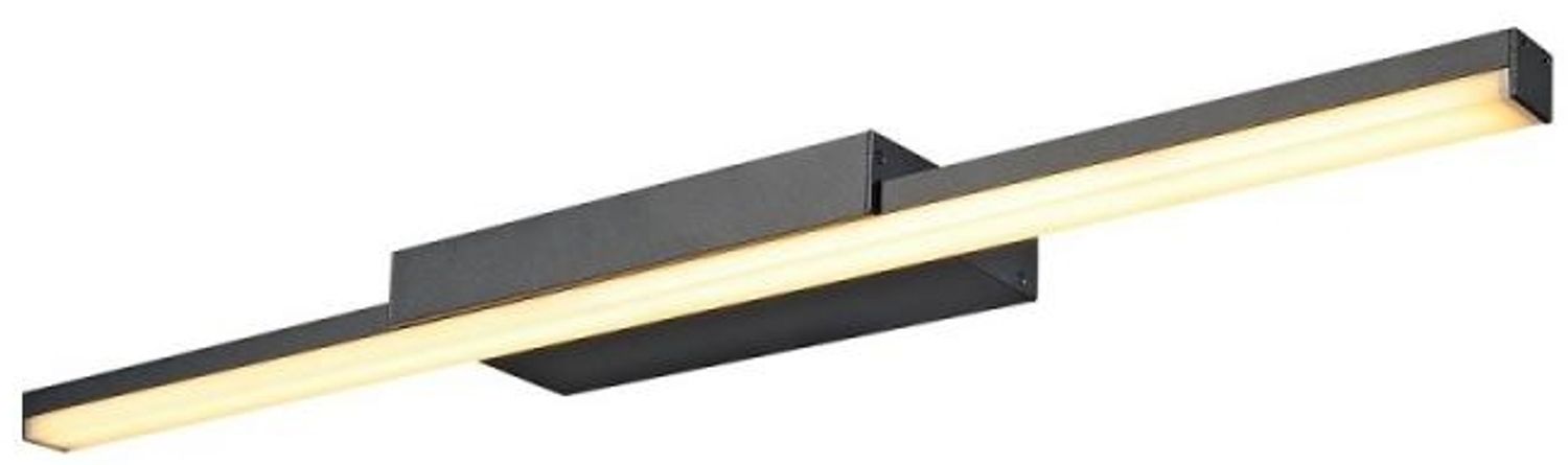 SLV No. 1003506 GLENOS 60 Spiegelleuchte schwarz LED switch 3000 4000K Bild 1