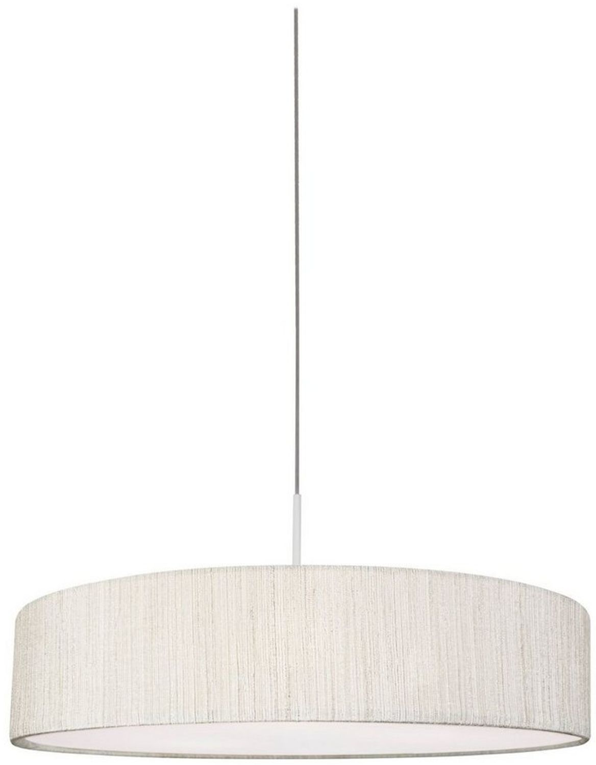 Licht-Erlebnisse Pendelleuchte SELINA, ohne Leuchtmittel, Hängelampe Modern Weiß Metall Papier E27 wohnlich Esszimmer Bild 1