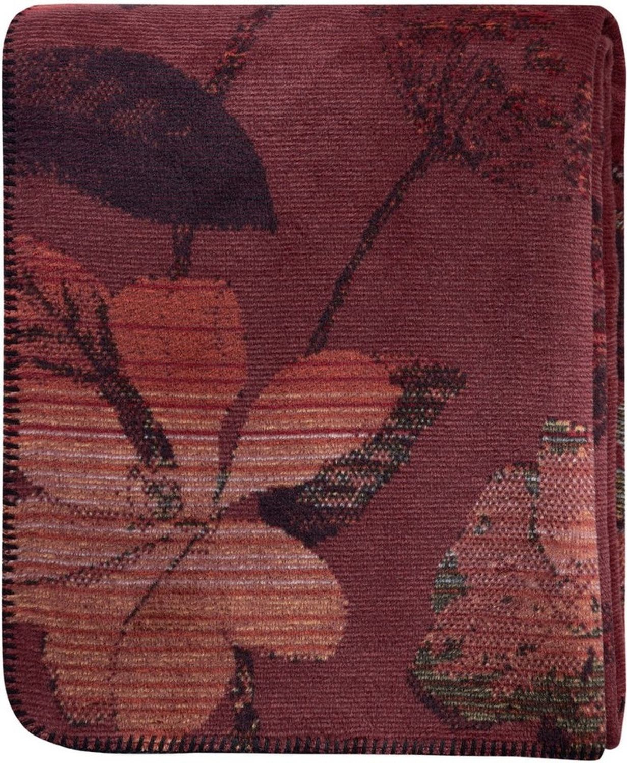 Wohndecke Velvet Bloom mit geketteltem Zierstich, Biederlack, Made in Germany Bild 1