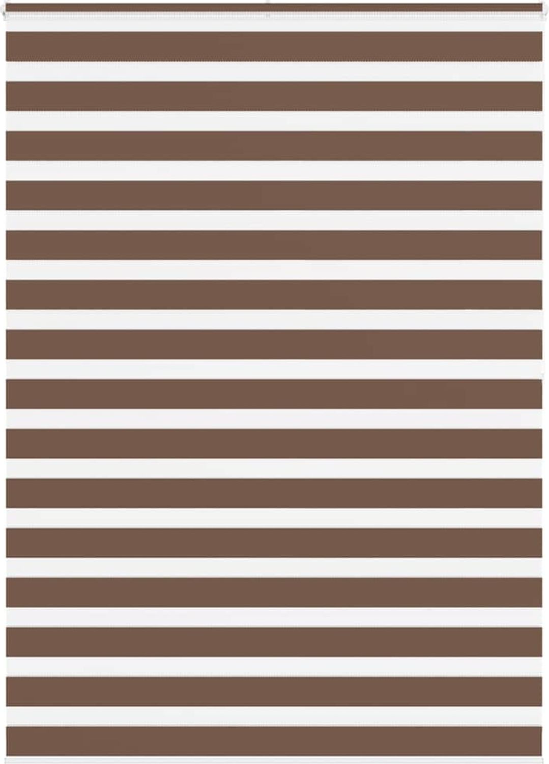 vidaXL Doppelrollo Braun 165x200 cm Stoffbreite 160,9 cm Polyester 4014378 Bild 1
