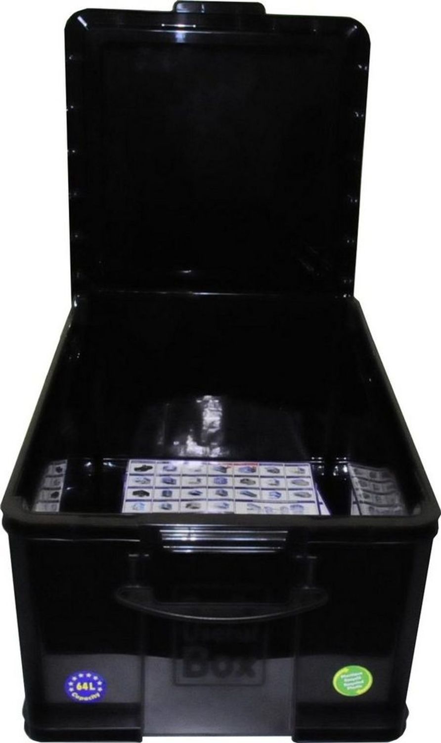 REALLYUSEFULBOX Aufbewahrungsbox 1 Aufbewahrungsbox 64 Liter - schwarz Bild 1