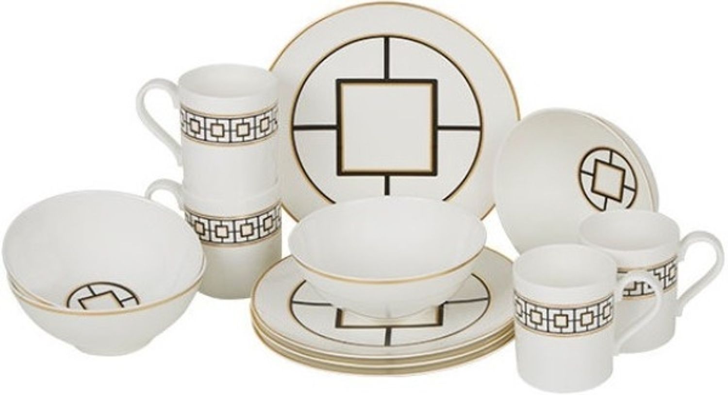 Villeroy & Boch Signature MetroChic Frühstücks-Set für 4 Personen / 12 Teile Bild 1