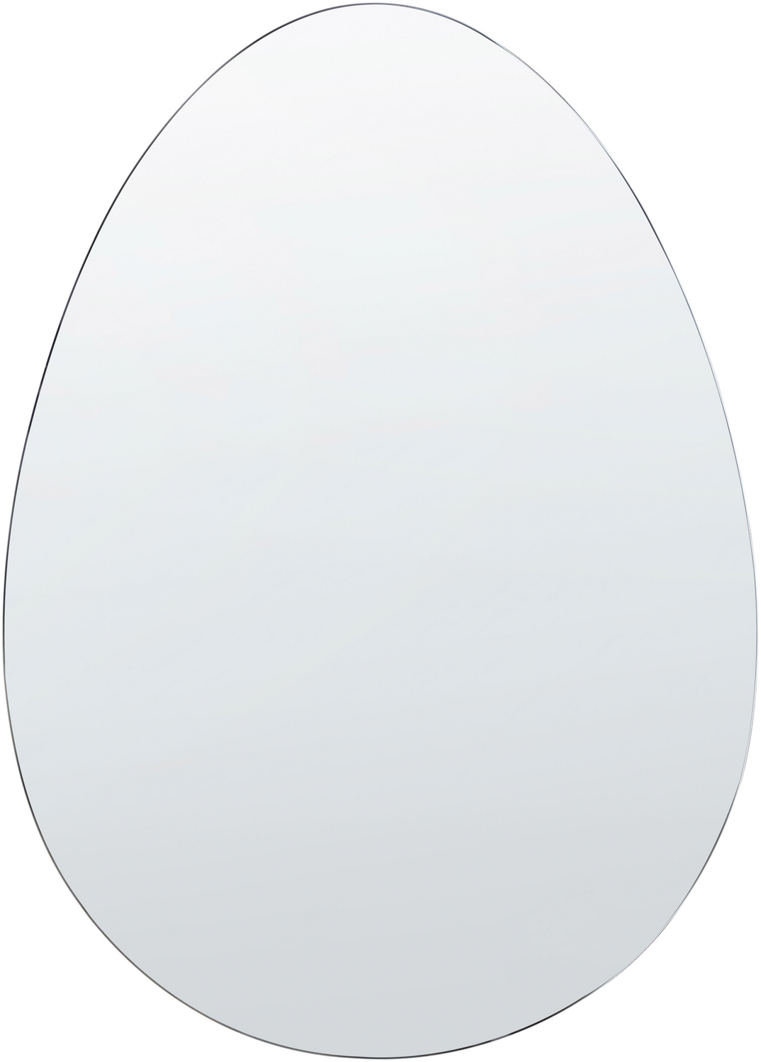 Wandspiegel MONTRESOR 50 cm 70 cm Silber Bild 1