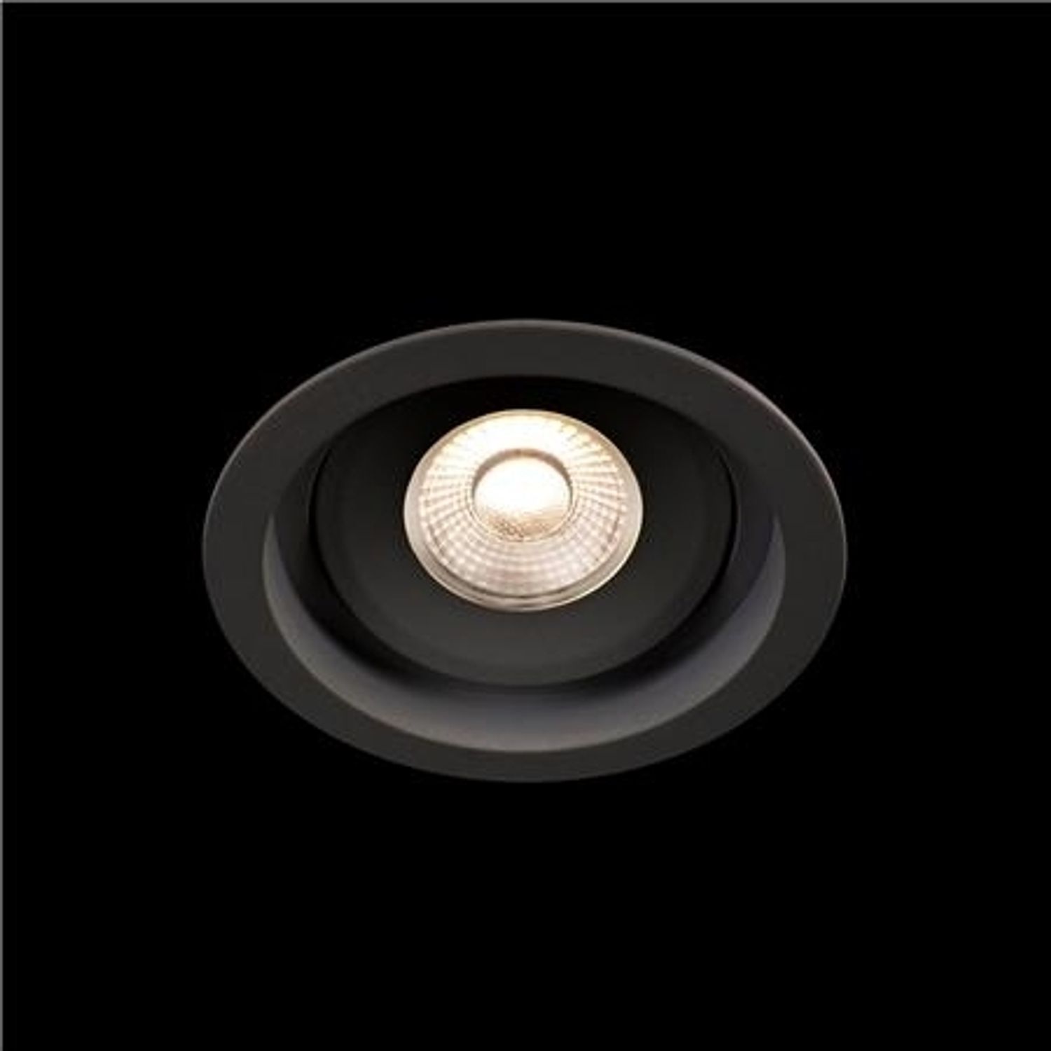 LED-Downlight Level Quick ISO schwarz 3000K 520 lm Ra>90 3SDCM 36° 6W IP44. Phasen-dimmbarer Treiber inklusive Bild 1