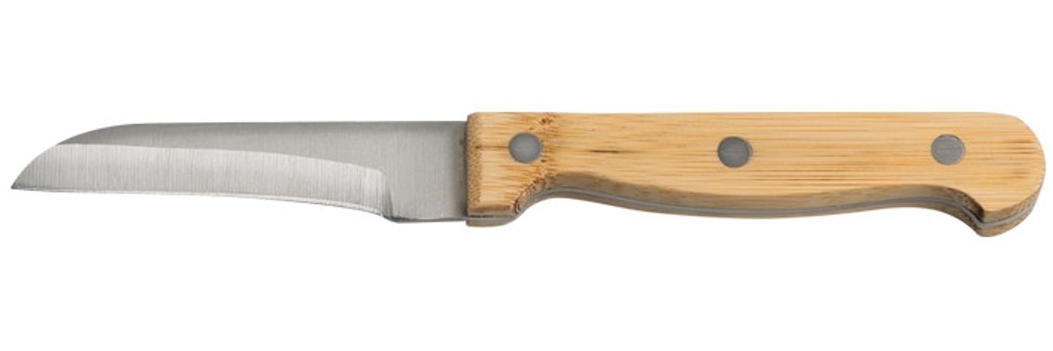 KESPER 90653 Schälmesser 18,5 cm mit Klinge aus Edelstahl, Griff aus Bambus Bild 1