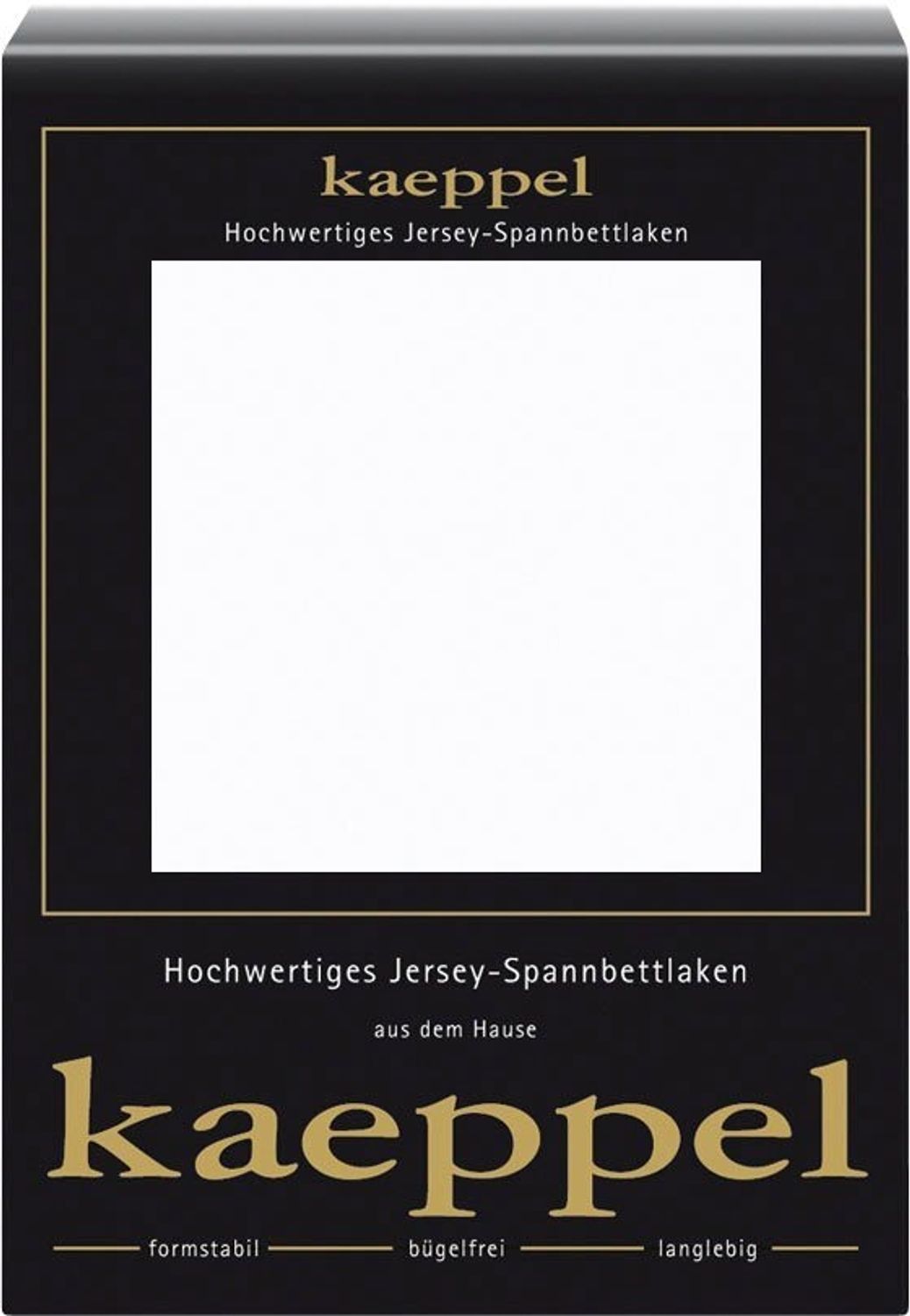 Kaeppel Spannbettlaken Single Jersey Mako Elasthan, Jersey-Elasthan, Gummizug: rundum, (1 Stück), aus 97% Baumwolle und 3% Elasthan Bild 1
