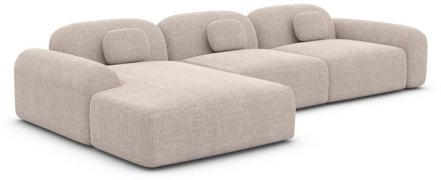 Sofa Dreams Ecksofa Polstersofa Stoff Couch Stoffsofa Modern Sofa Barcelona L Form kurz, Lounge-Sofa Bild 1