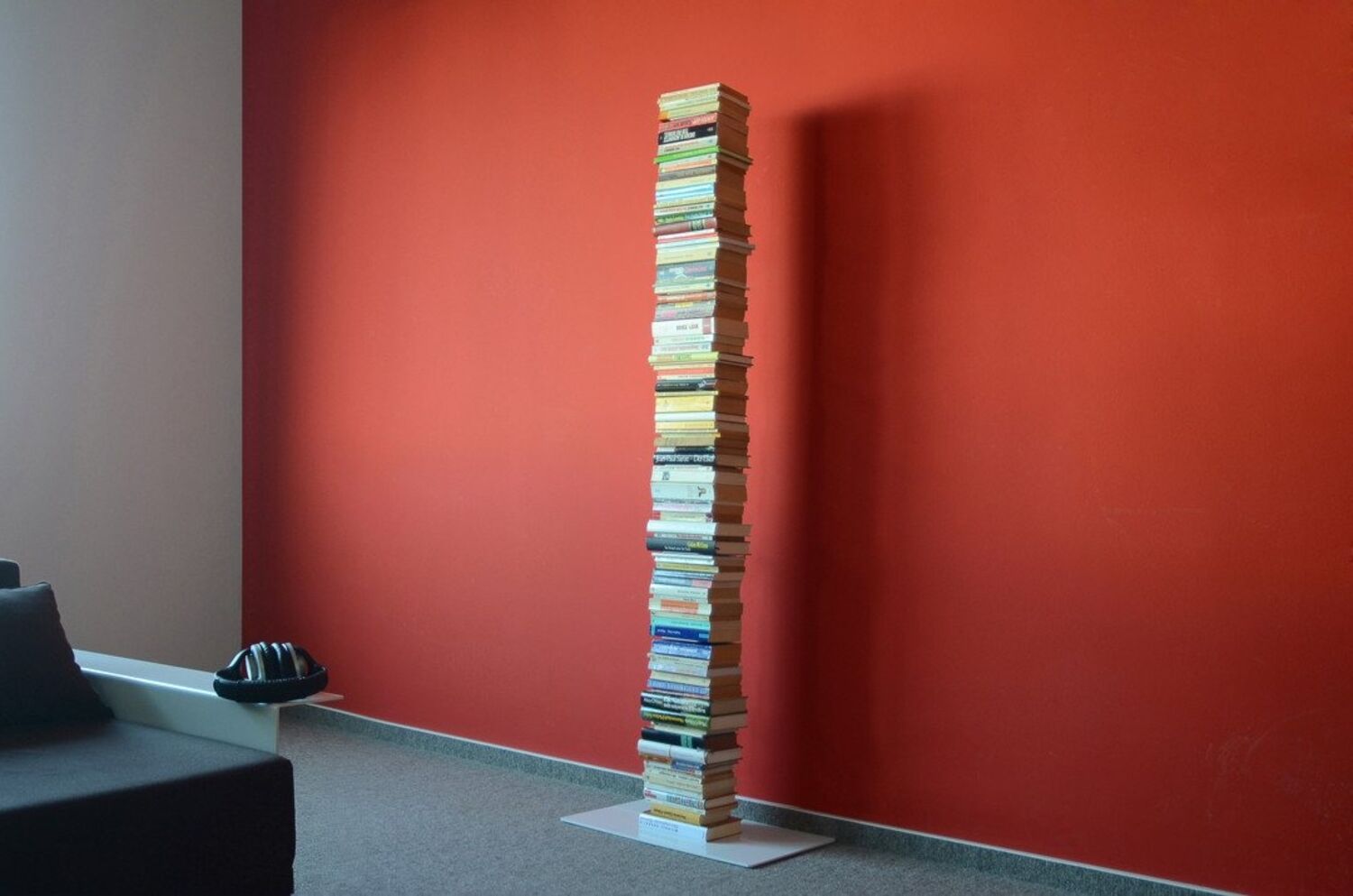 Radius Bücherregal Booksbaum 2 weiss einreihig stehend gross - 735 b Bild 1