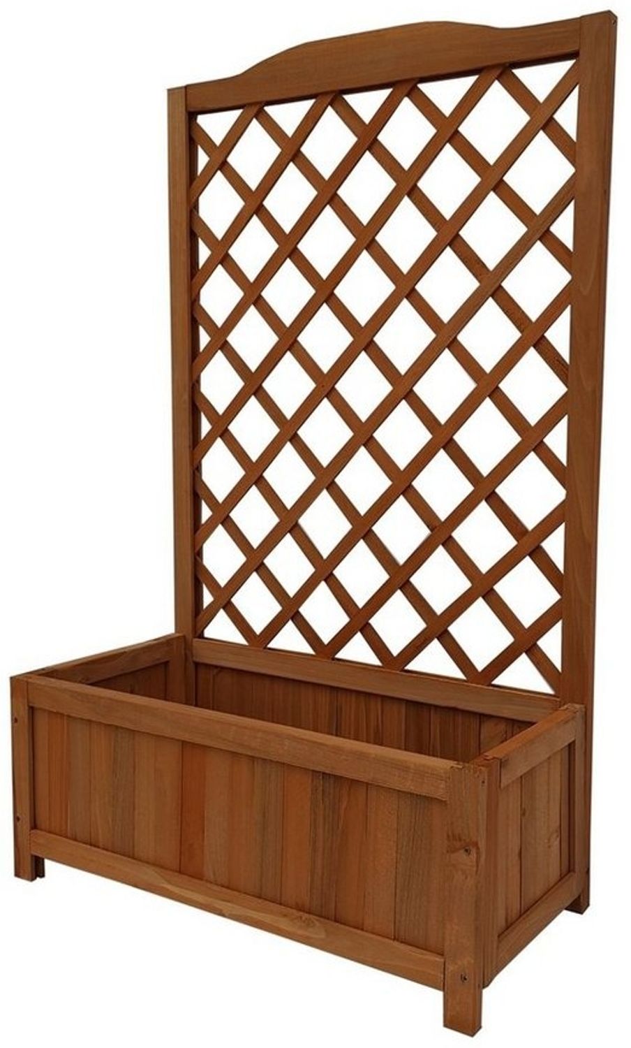 HTI-Line 'Heidi XL' Blumenkasten, Fichtenholz Braun, 60 x 28 x 100 cm Bild 1