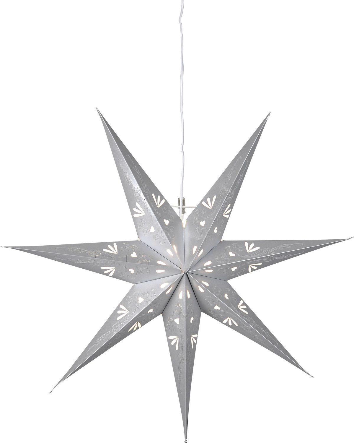 Best Season Papierstern Metasol, 70 cm Durchmesser, silber Bild 1