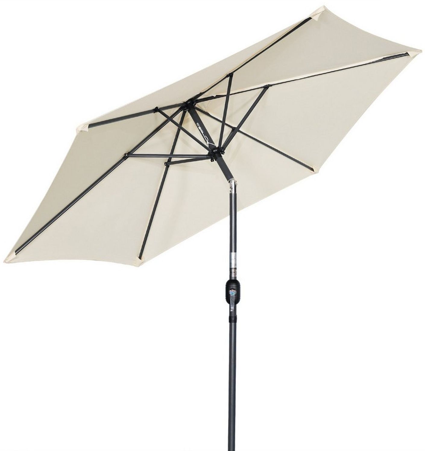 Angel Living Sonnenschirm Ø 300 cm, UV-Schutz 50+, Rund, aus Polyester, für den Balkon, den Strand, den Garten oder die Terrasse, 4.7kg Bild 1