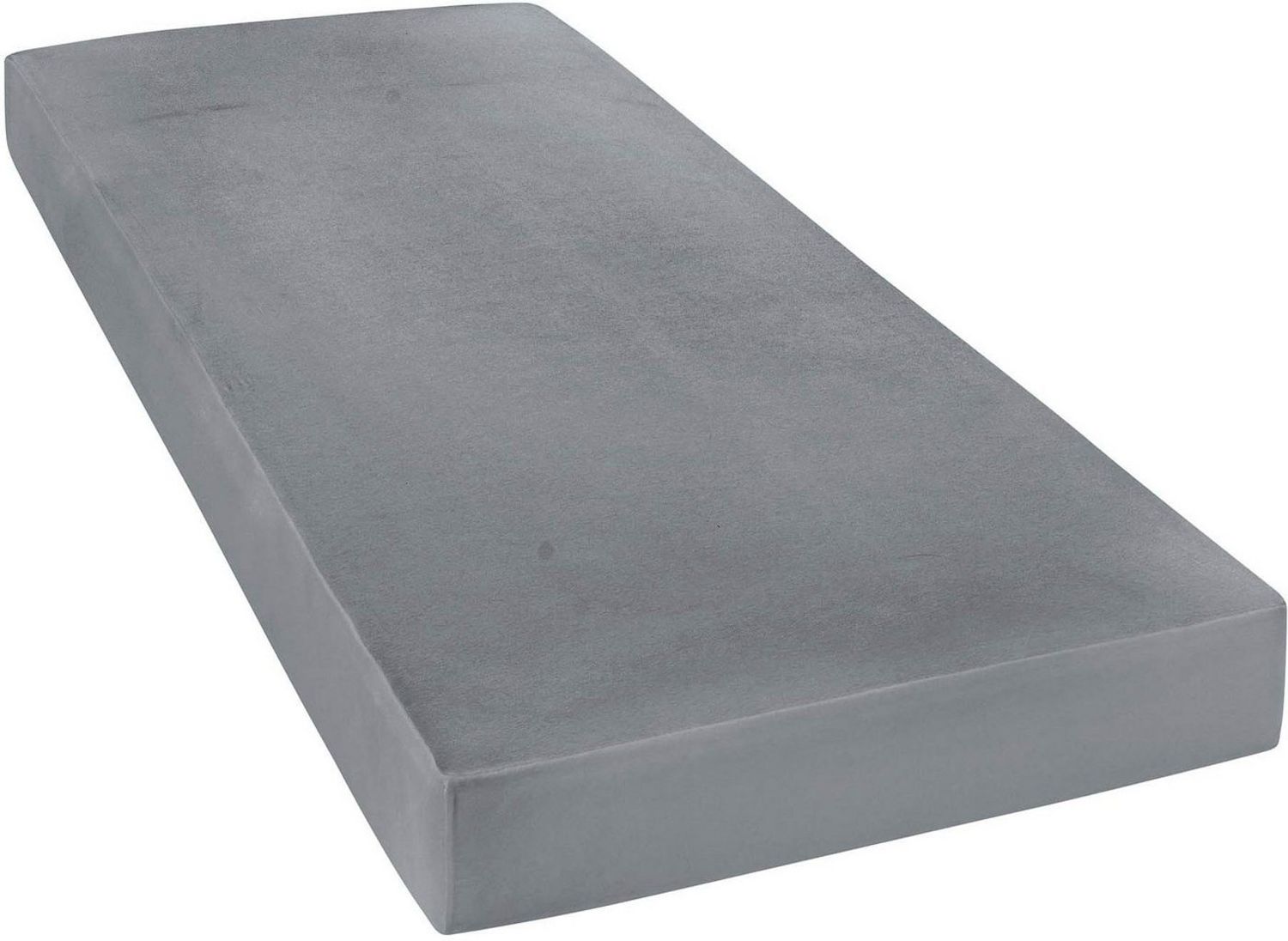 Janine Elastic-Jersey-Spannbetttuch 5002 Fb 48 opalgrau 90x190 - 100x220 Bild 1