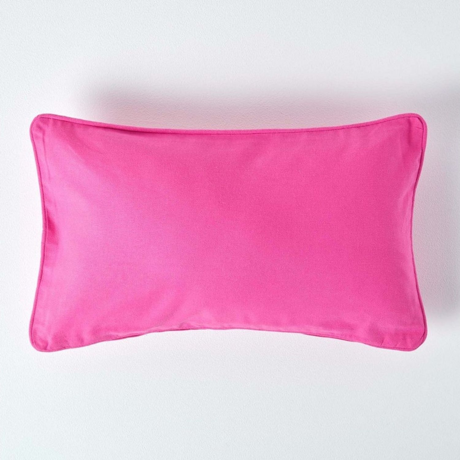 Homescapes Kissenhülle Kissenbezug aus Baumwolle in Pink, 30 x 30 cm Bild 1