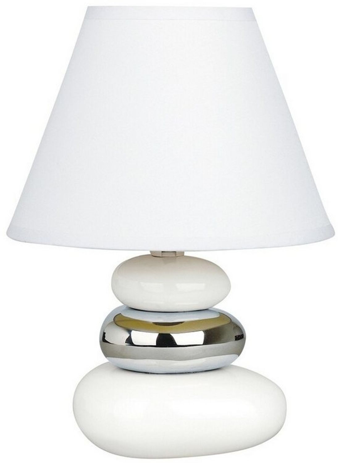 Rabalux Salem Tischleuchte 1x E14 weiß, silber Bild 1