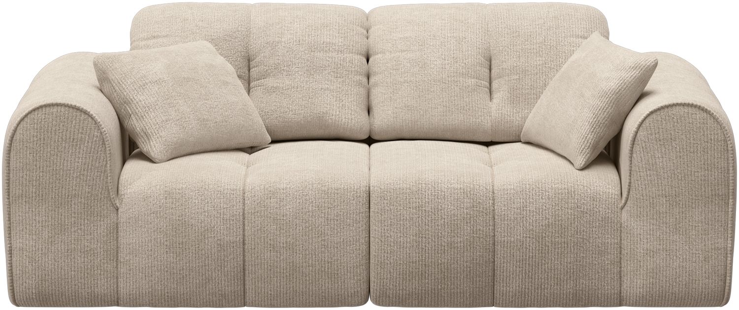 skølm 'Vanaheim' Sofa 2-tlg, 2er Sitz mit 2 Kissen, beige Bild 1