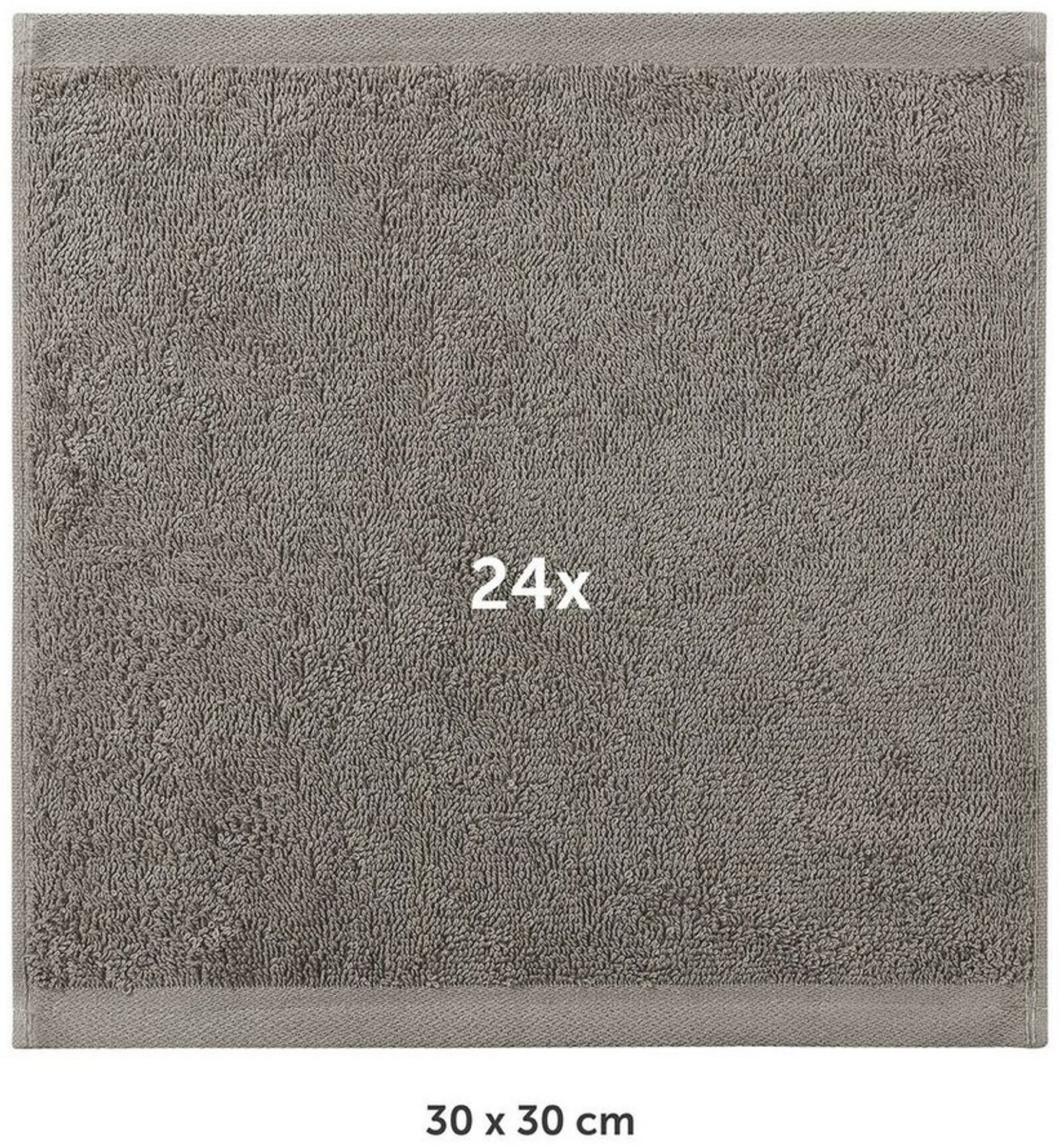 Blumtal Gästehandtücher 30x30cm - weich und saugstark, Frottee (24-St), 12er und 24er Set, 100% Baumwolle Bild 1
