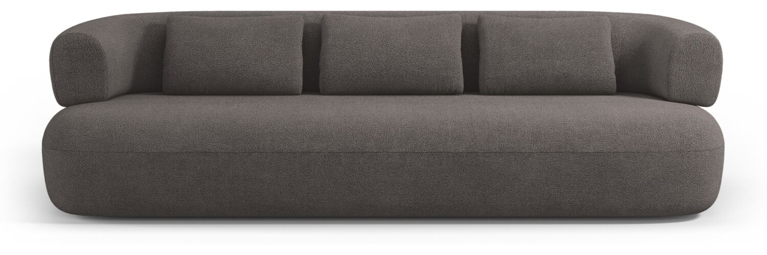 Micadoni Sofa Jenny 4-Sitzer Boucle Now or Never Grau Bild 1